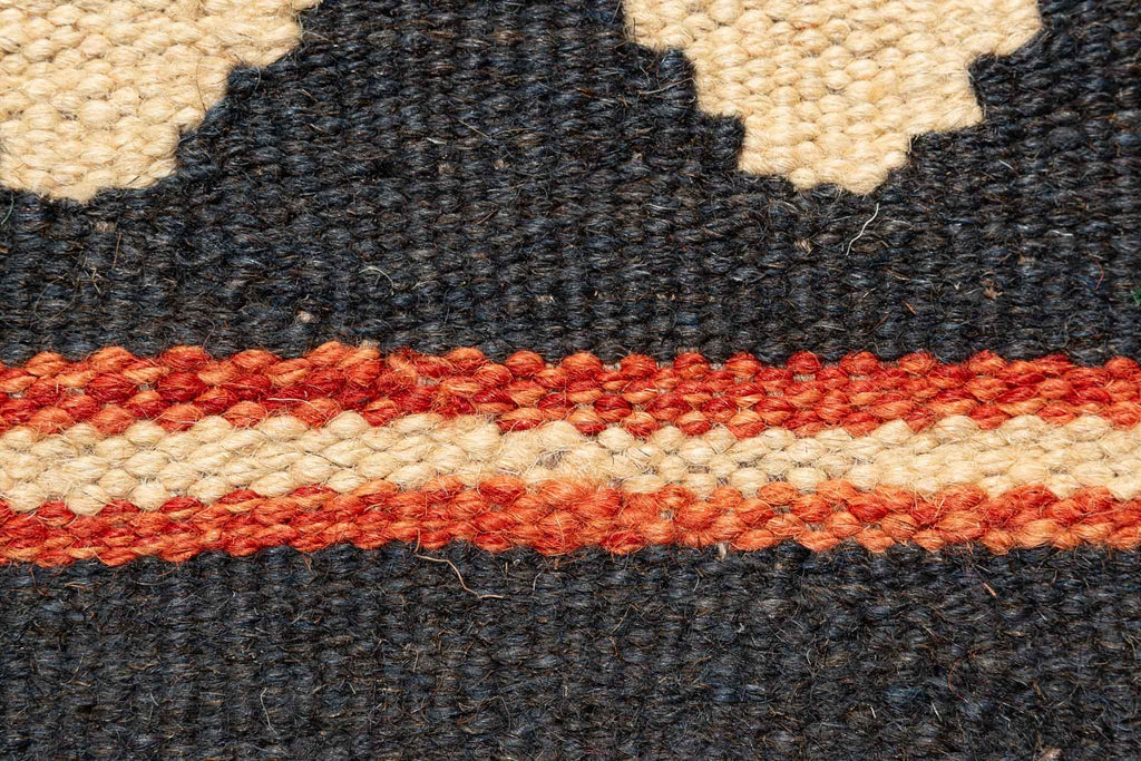 Handgewebter Kelim-Teppich aus Schurwolle, 172 × 243 cm