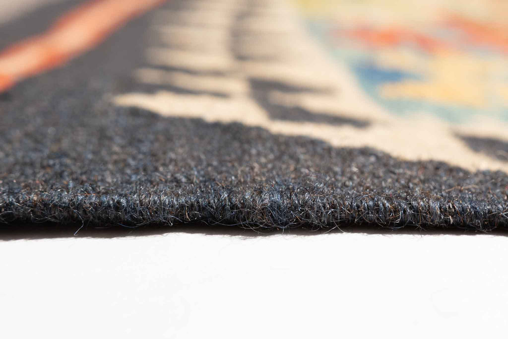 Handgewebter Kelim-Teppich aus Schurwolle, 172 × 243 cm