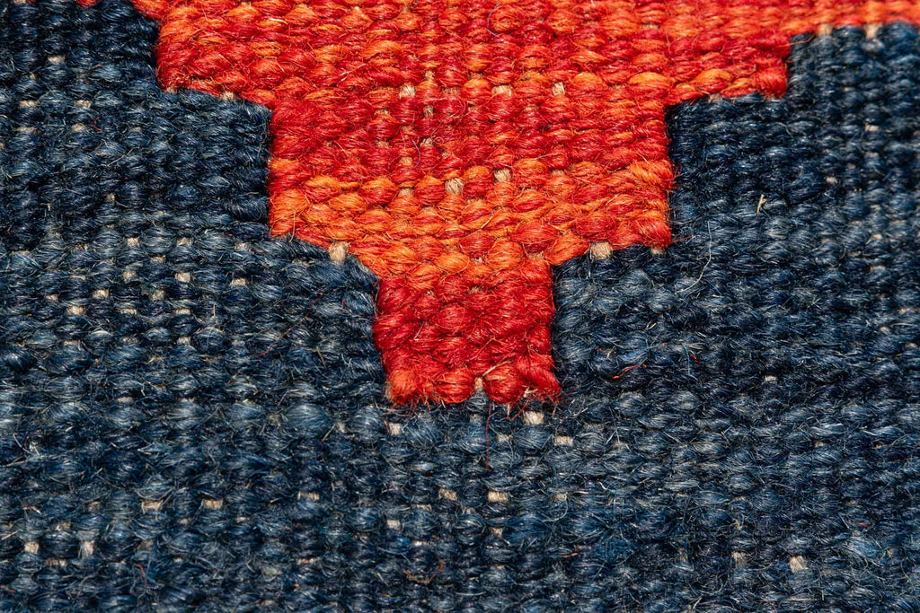Handgewebter Kelim-Teppich aus Schurwolle, 175 × 249 cm