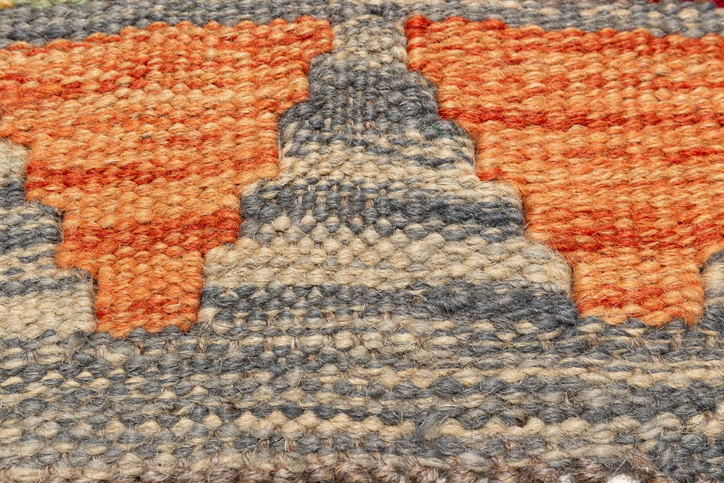 Handgewebter Kelim-Teppich aus Schurwolle, 170 × 235 cm
