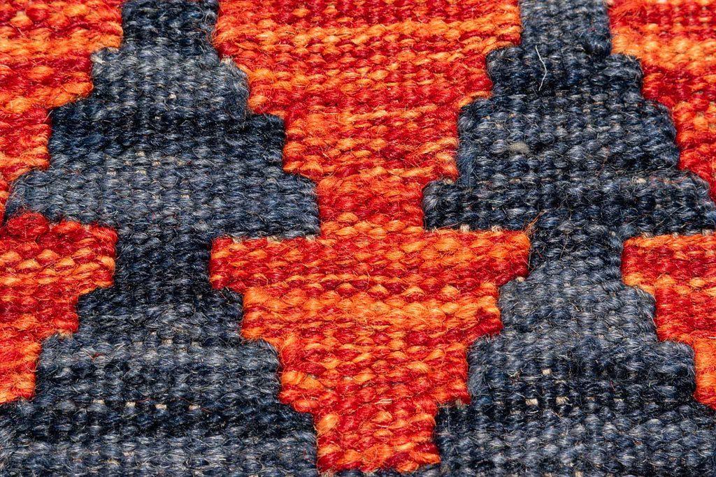 Handgewebter Kelim-Teppich aus Schurwolle, 170 × 249 cm