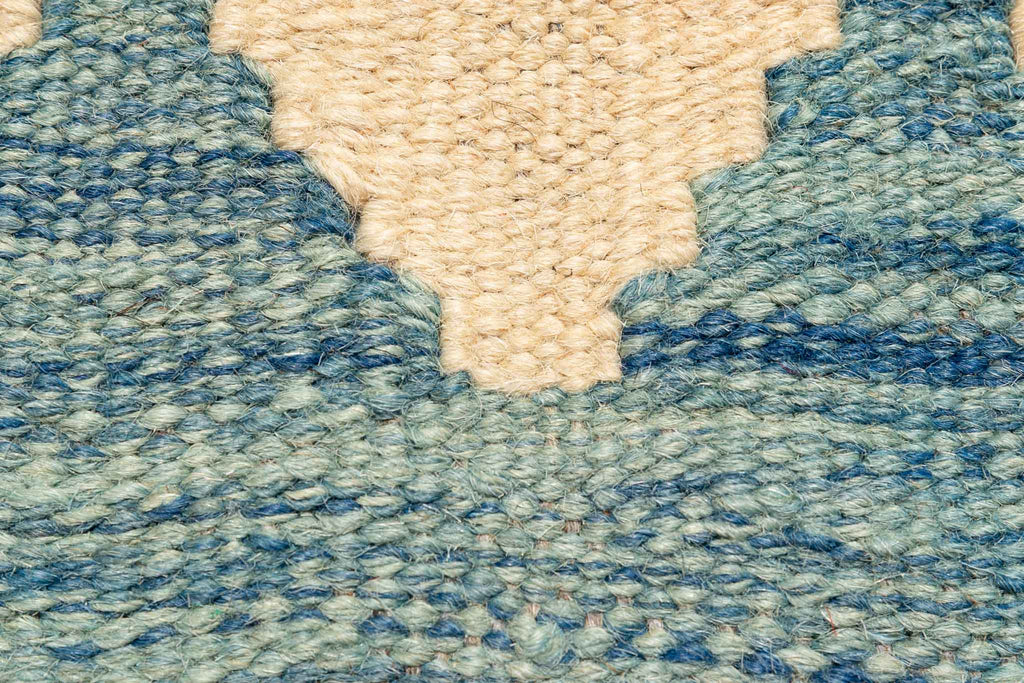 Handgewebter Kelim-Teppich aus Schurwolle, 170 × 242 cm
