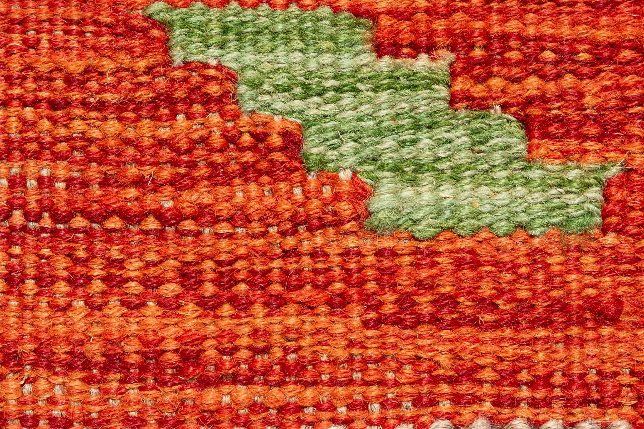 Handgewebter Kelim-Teppich aus Schurwolle, 200 × 299 cm