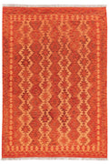 Handgewebter Kelim-Teppich aus Schurwolle, 166 × 239 cm