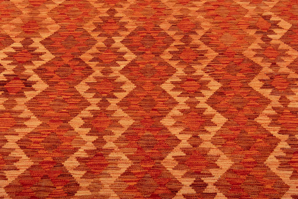 Handgewebter Kelim-Teppich aus Schurwolle, 166 × 239 cm