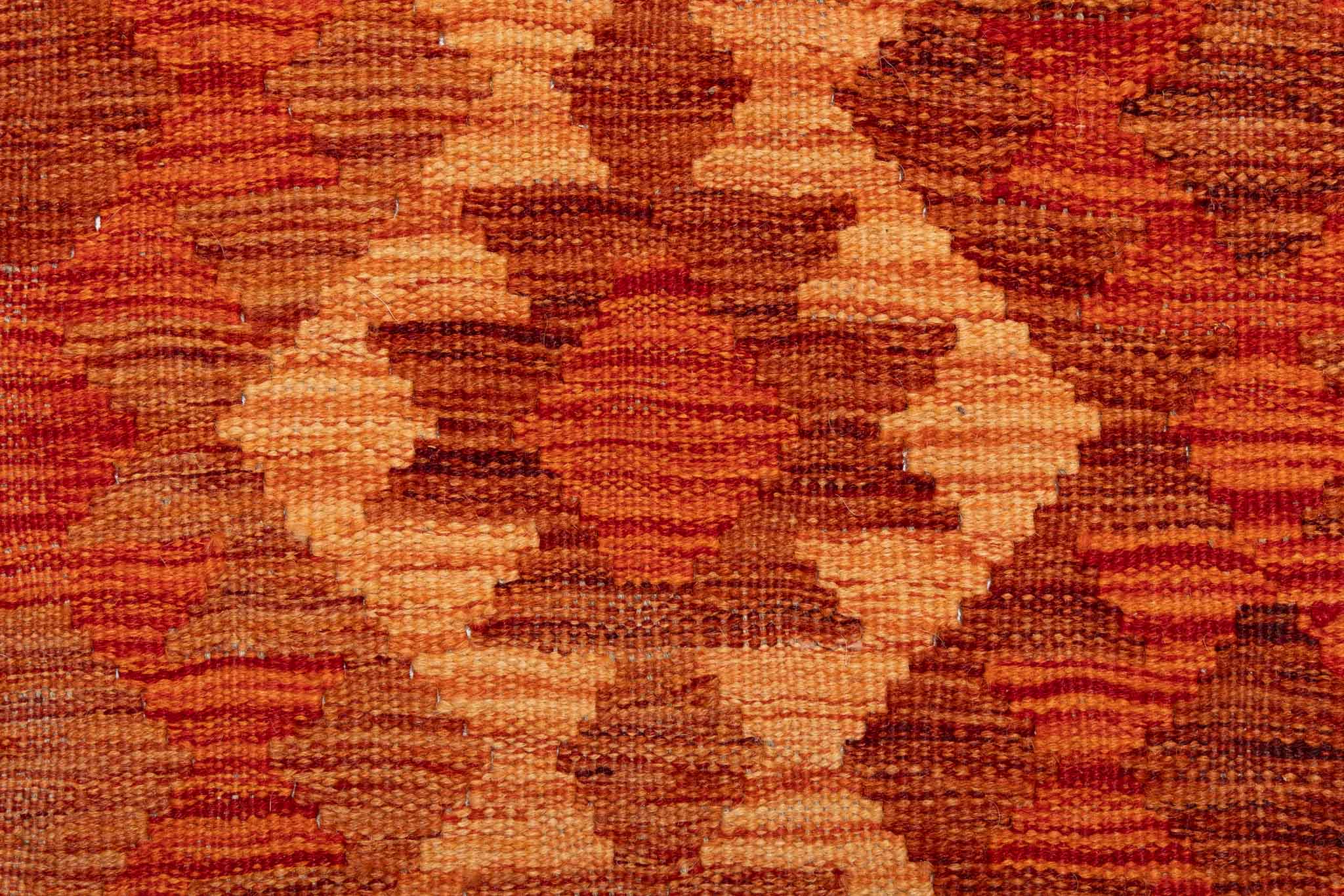 Handgewebter Kelim-Teppich aus Schurwolle, 166 × 239 cm