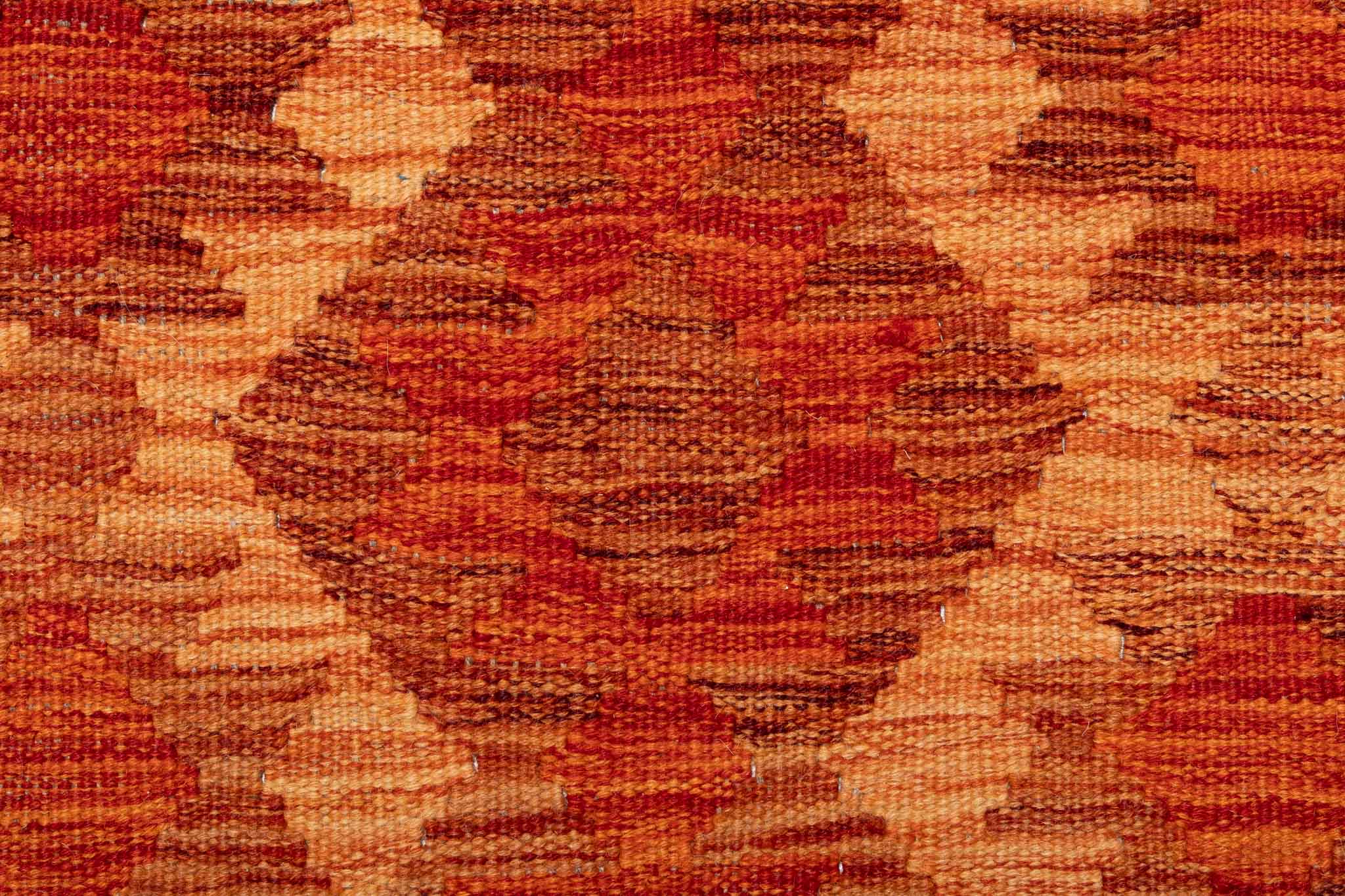 Handgewebter Kelim-Teppich aus Schurwolle, 166 × 239 cm