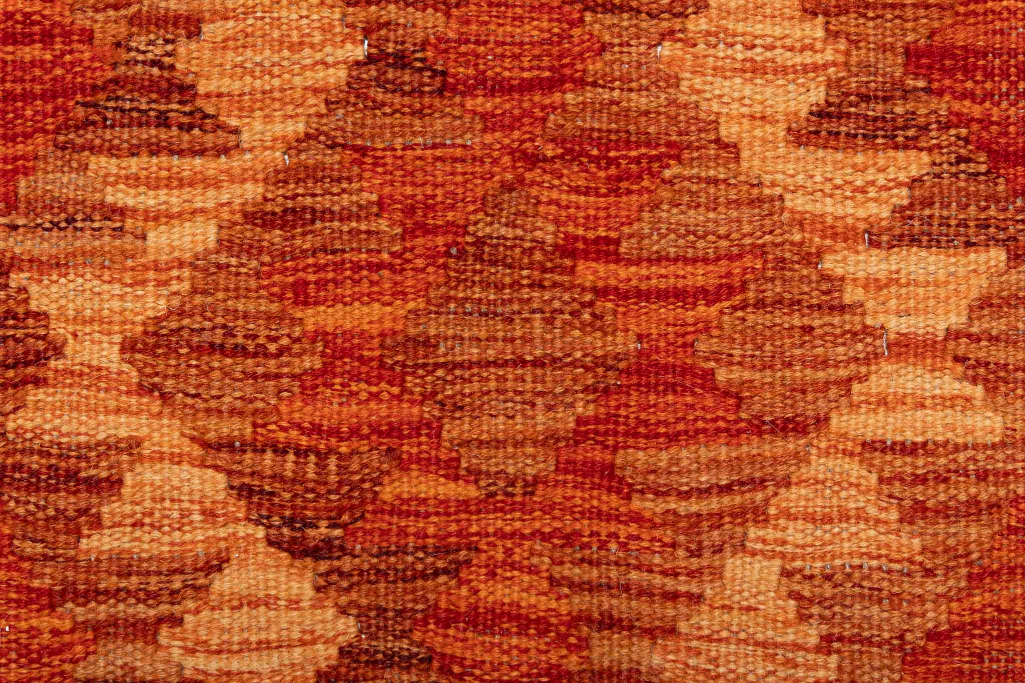 Handgewebter Kelim-Teppich aus Schurwolle, 166 × 239 cm