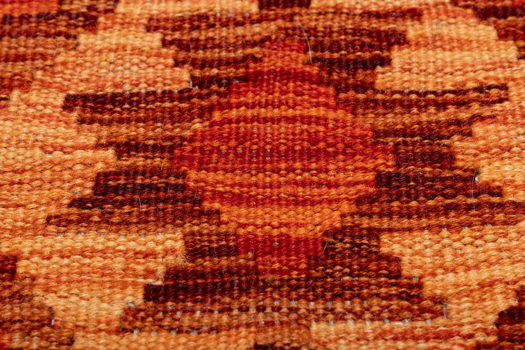 Handgewebter Kelim-Teppich aus Schurwolle, 166 × 239 cm