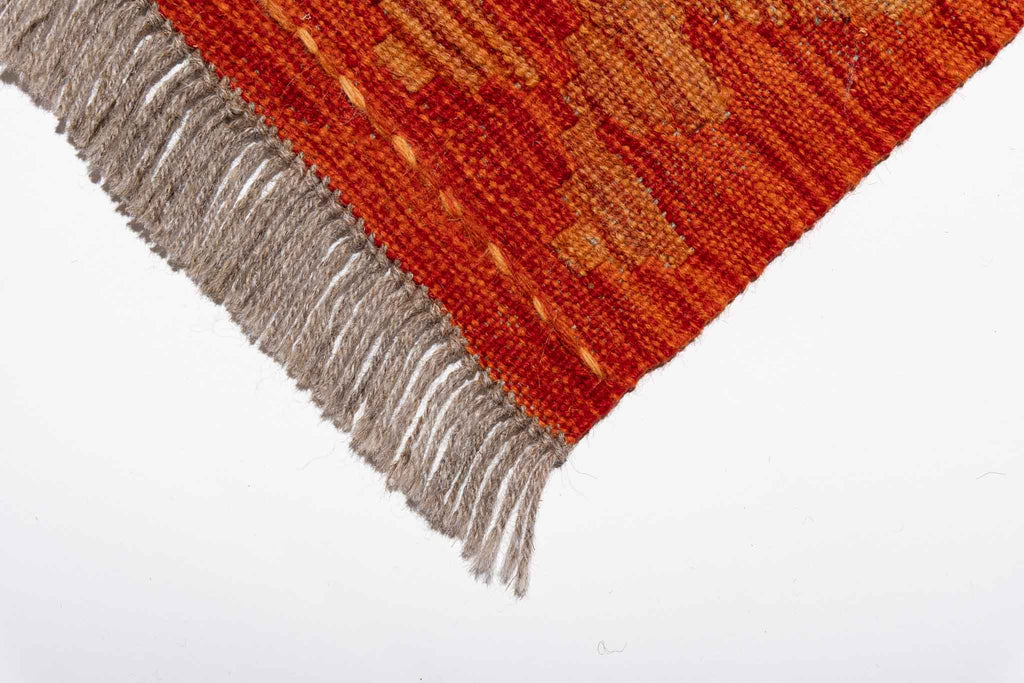 Handgewebter Kelim-Teppich aus Schurwolle, 166 × 239 cm