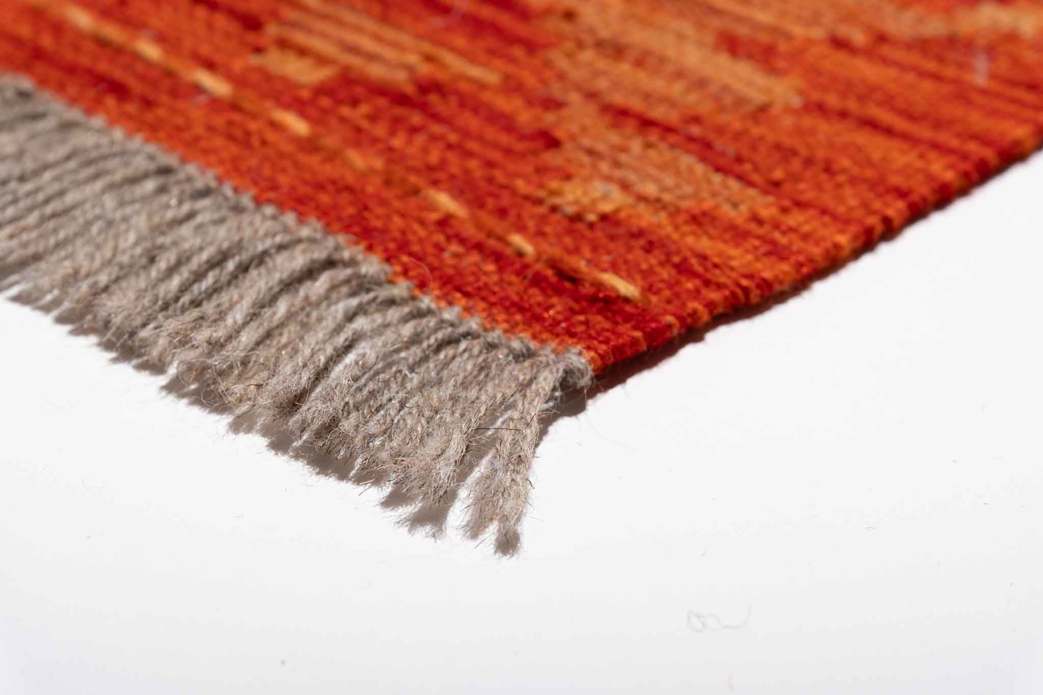 Handgewebter Kelim-Teppich aus Schurwolle, 166 × 239 cm
