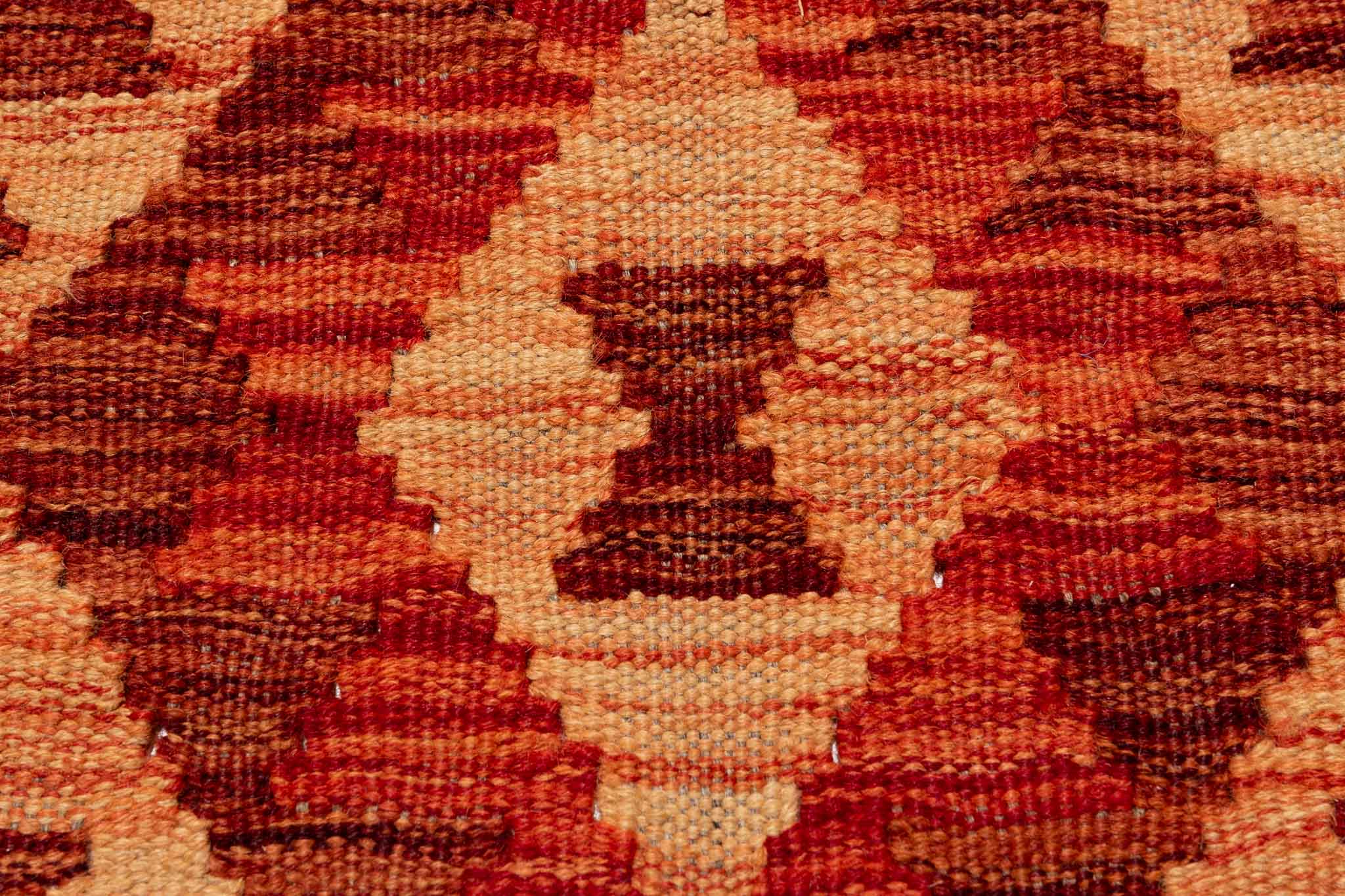 Handgewebter Kelim-Teppich aus Schurwolle, 209 × 293 cm
