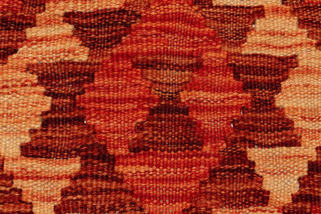 Handgewebter Kelim-Teppich aus Schurwolle, 209 × 293 cm